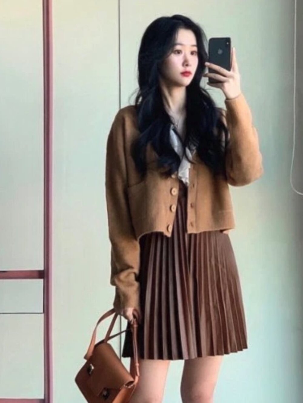 ZARA NEW WOMAN POCKET KNIT CARDIGAN CROPPED SWEATER JACKET CAMEL 5536/004 M L